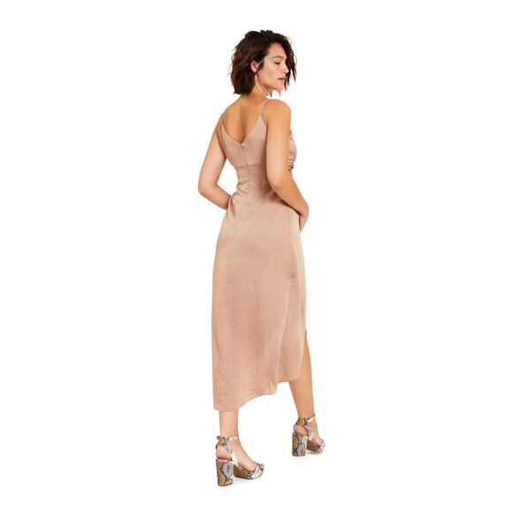 BAR III DRESSES Twist Front Hi-lo Tulip Hem Sleeveless Dress | XL - Picture 2 of 2